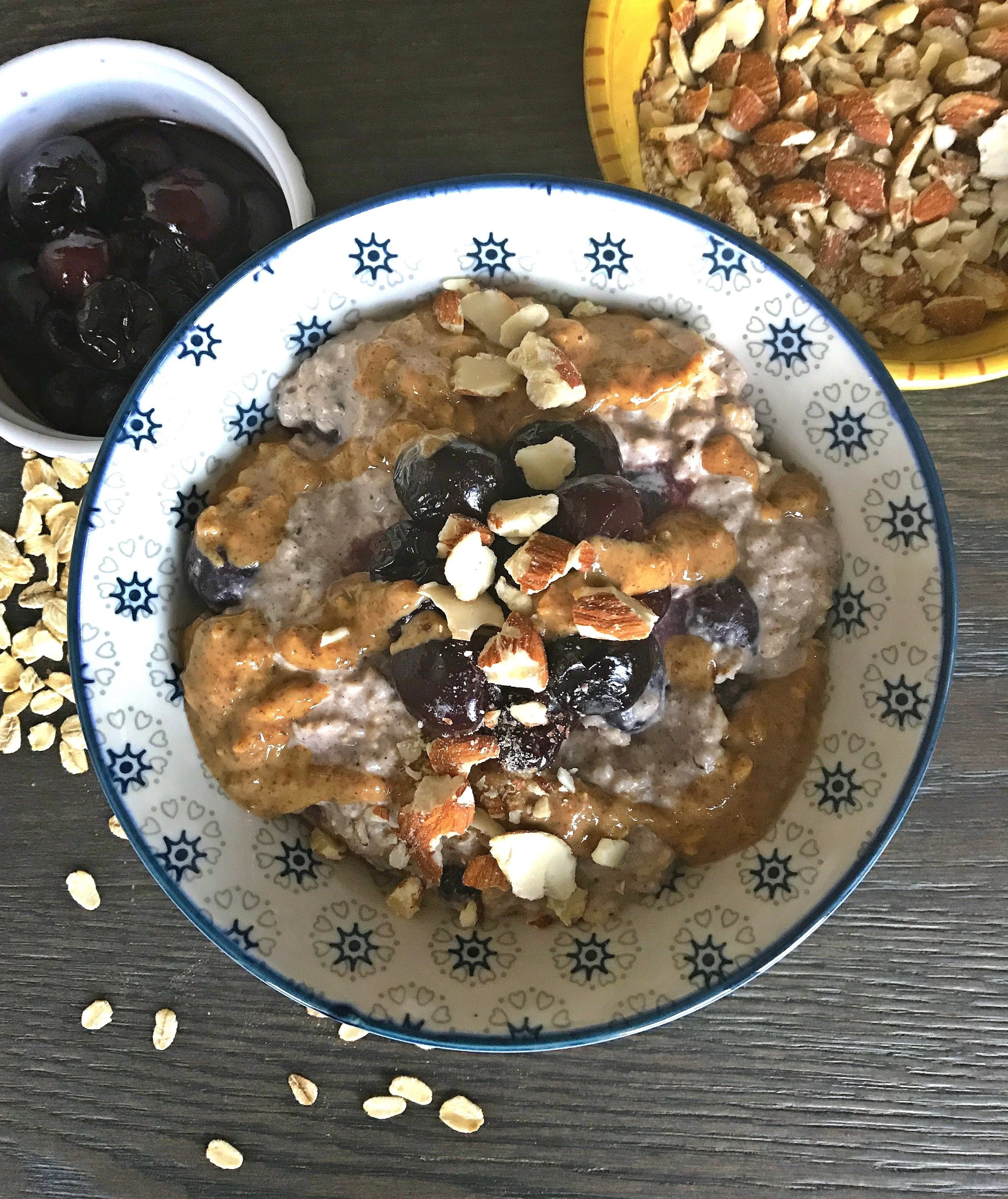 CHERRY ALMOND OVERNIGHT PROATS