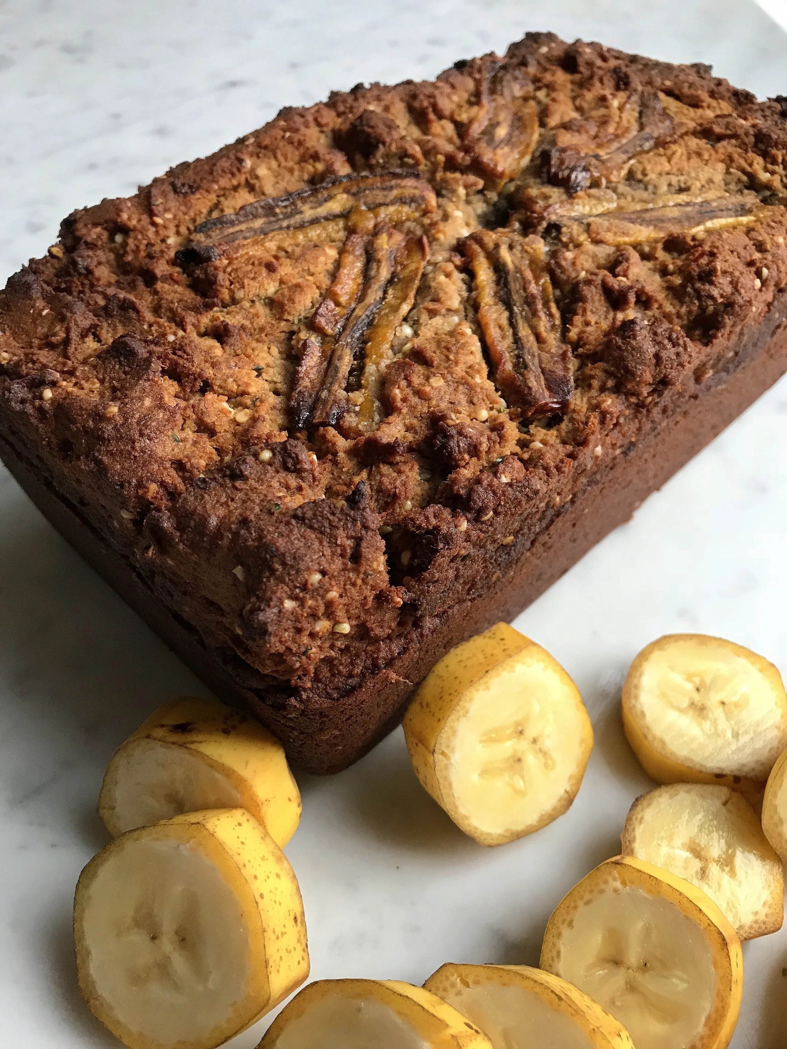 TAHINI CHAI BANANA BREAD (grain-free)