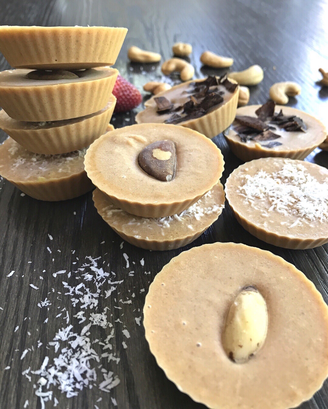 SALTED CARAMEL CASHEW FREEZER FUDGE