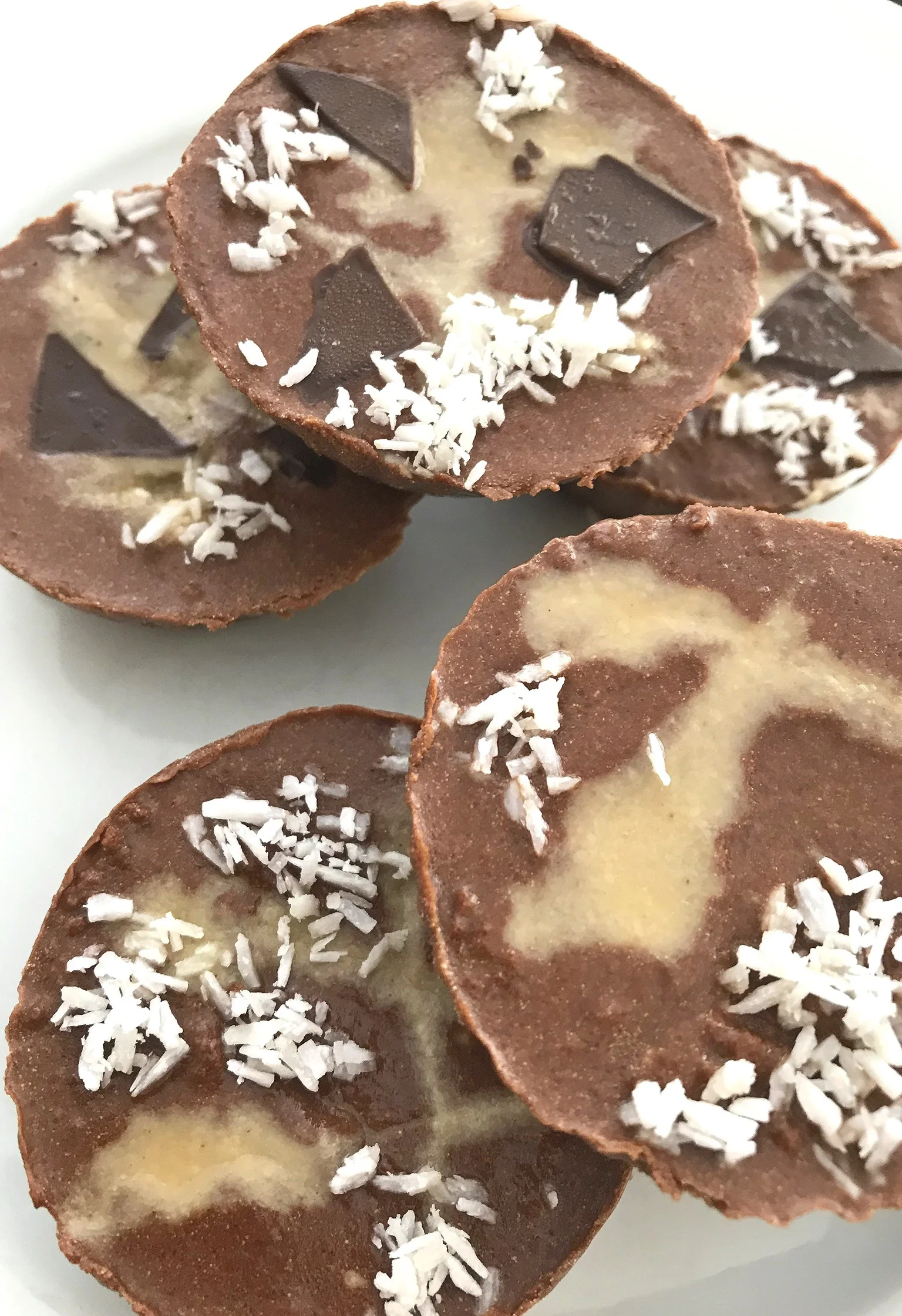 CHOCOLATE TAHINI FREEZER FUDGE