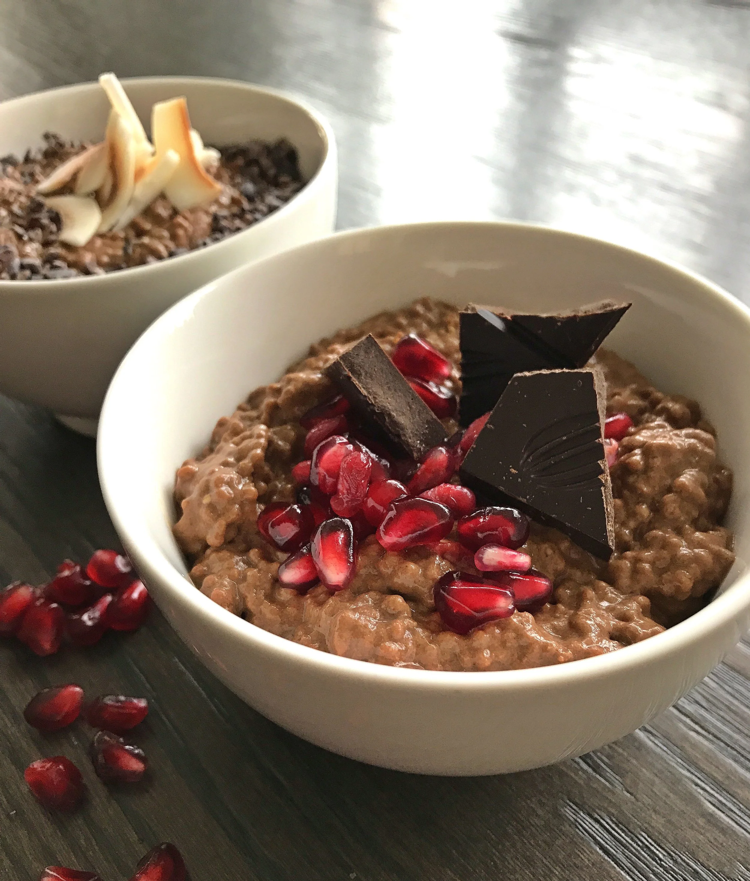 This Peppermint Mocha Chia Pudding is loaded with vitamins, minerals, antioxidants, healthy fats and fiber, and boosted with Nuzest pea protein.