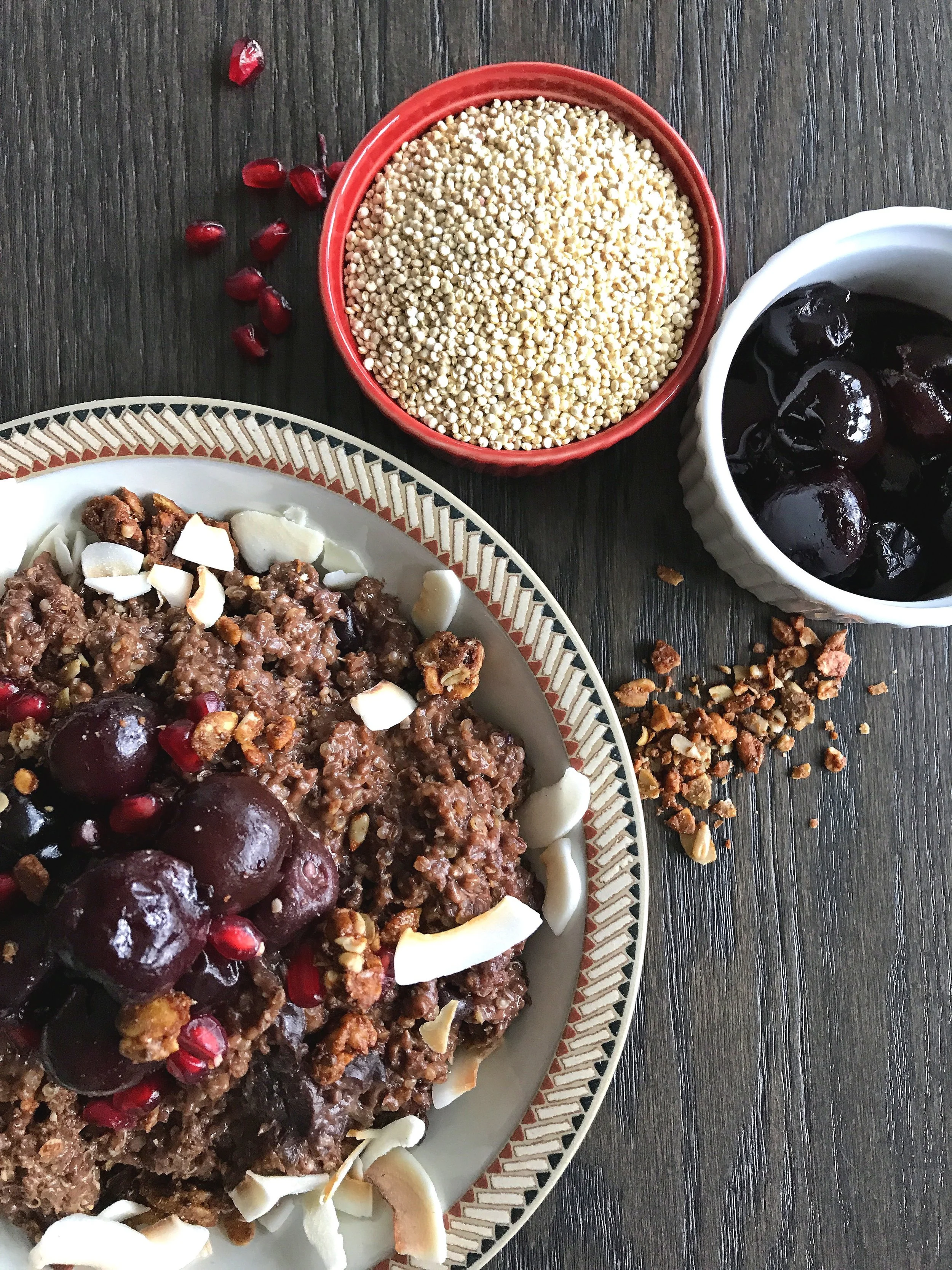 CHOCOLATE CHERRY ALMOND QUINOA