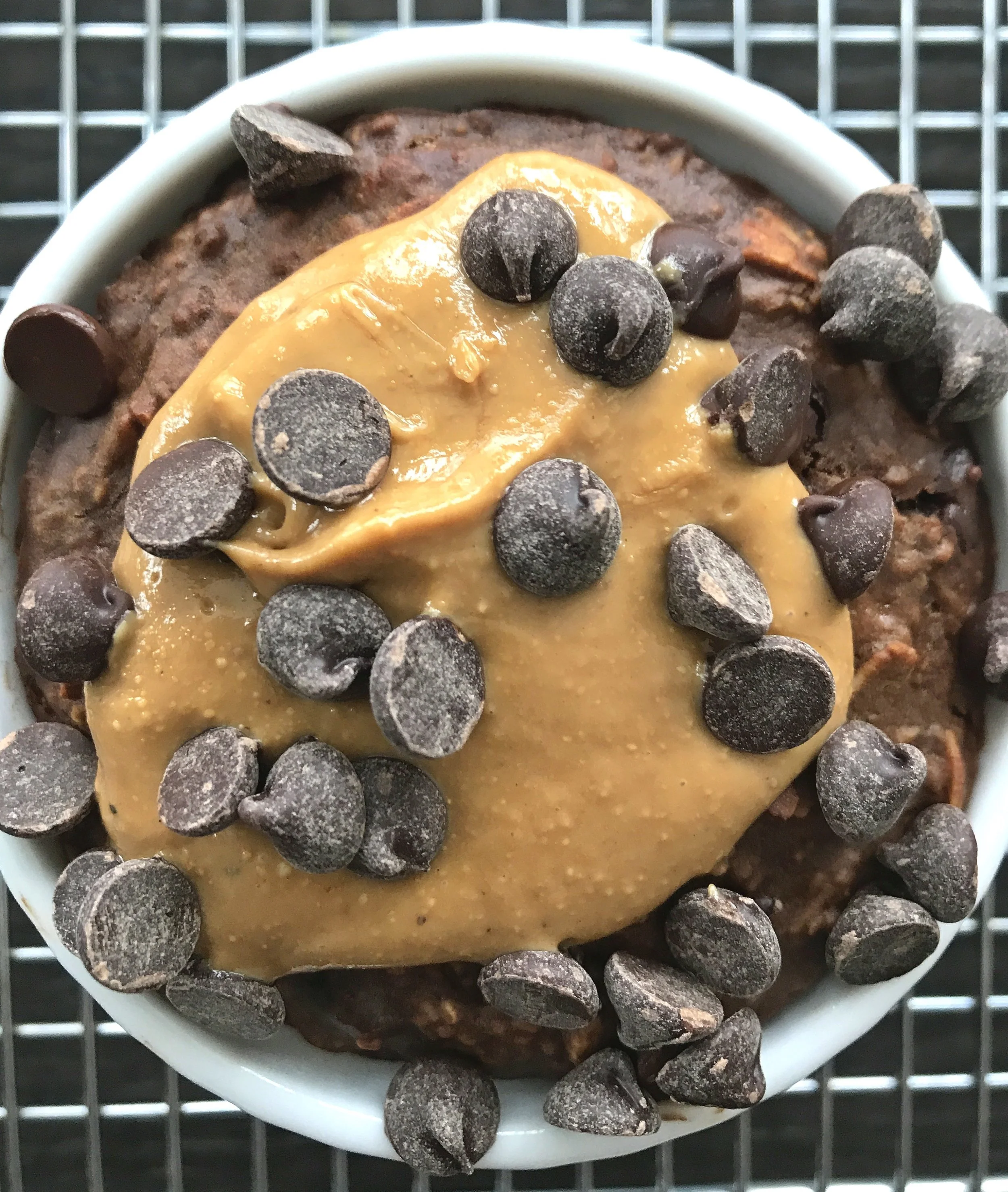 DOUBLE CHOCOLATE BANANA BREAD BAKED OATS