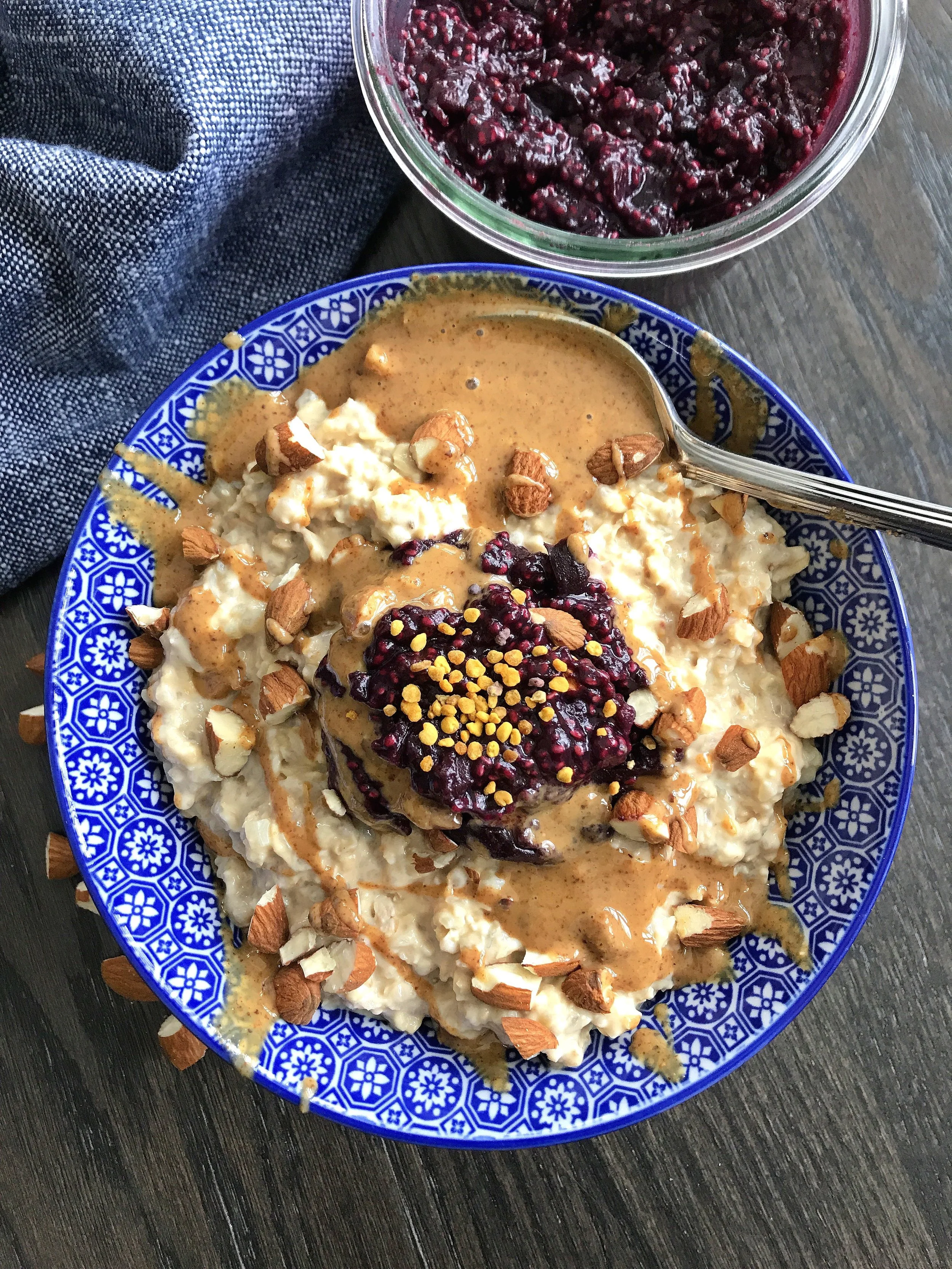ALMOND BUTTER &amp; JAM CAULIFLOWER PROATS