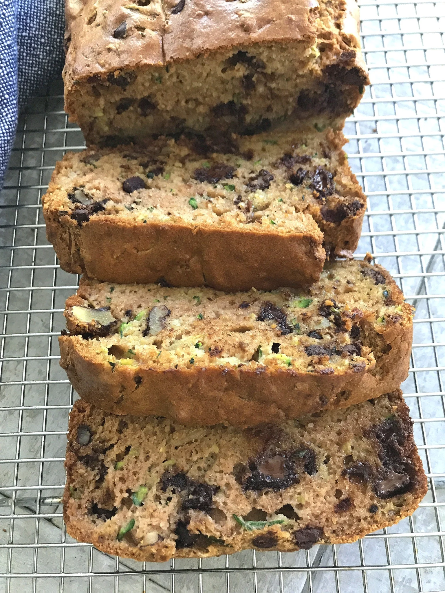 ZUCCHINI BREAD (cassava flour-based; nut-free, vegan and paleo versions)