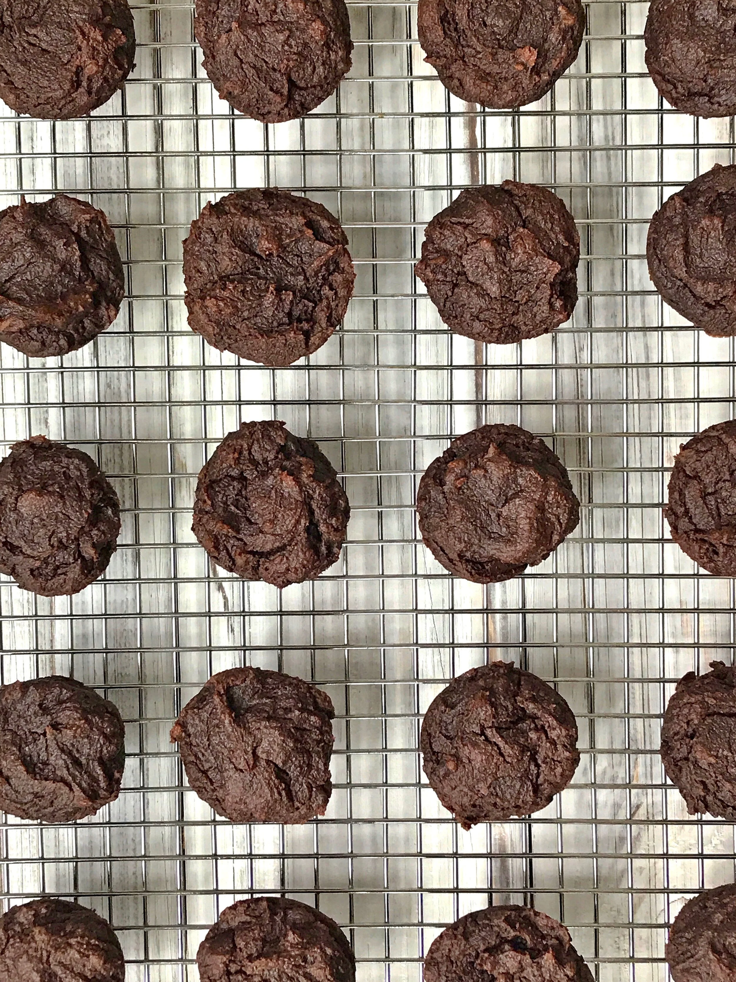 "ABC" BROWNIE BITES (also known as "Red Velvet" Brownies Bites)