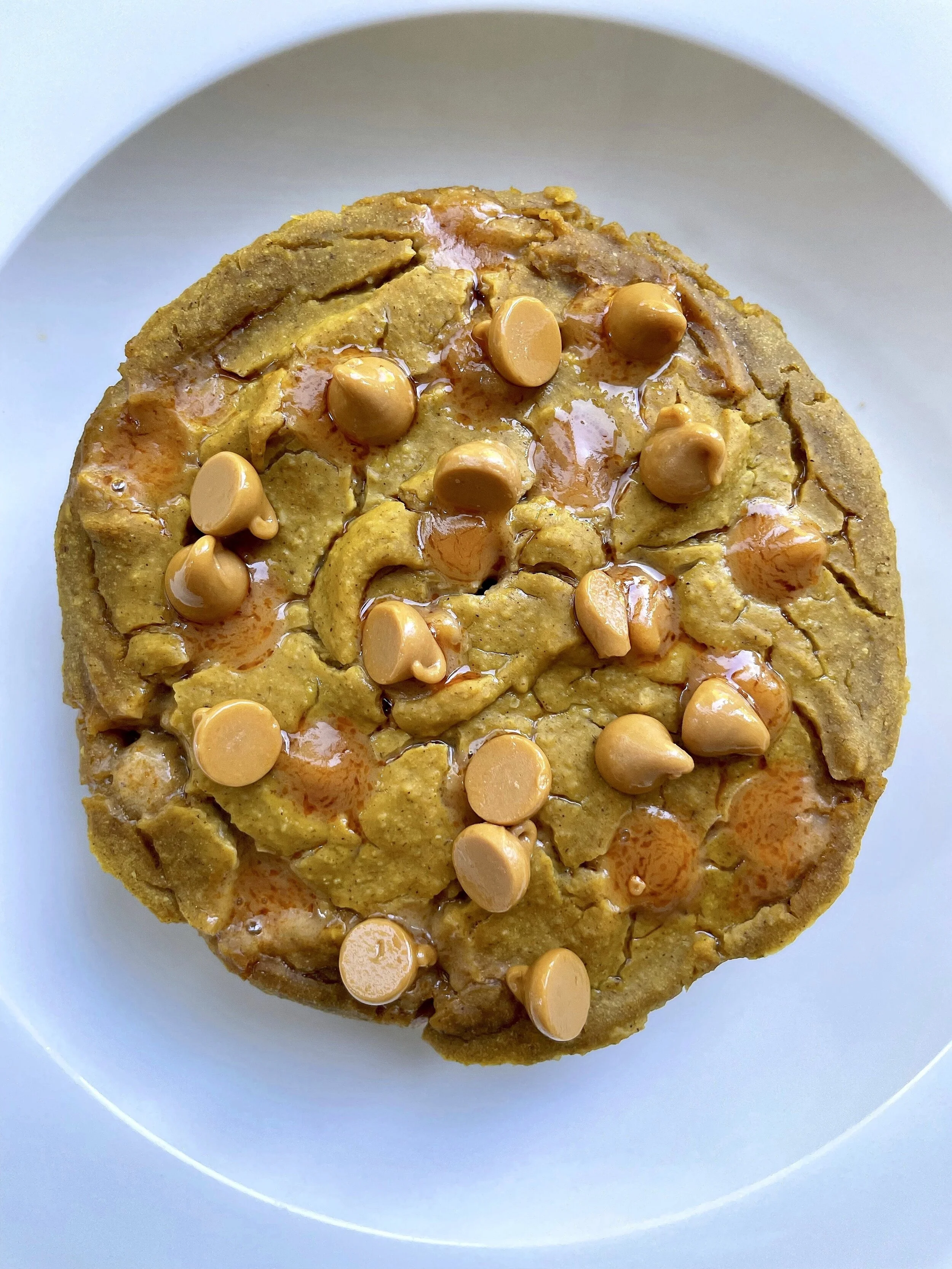 PUMPKIN CHEESECAKE BAKED OAT CAKE