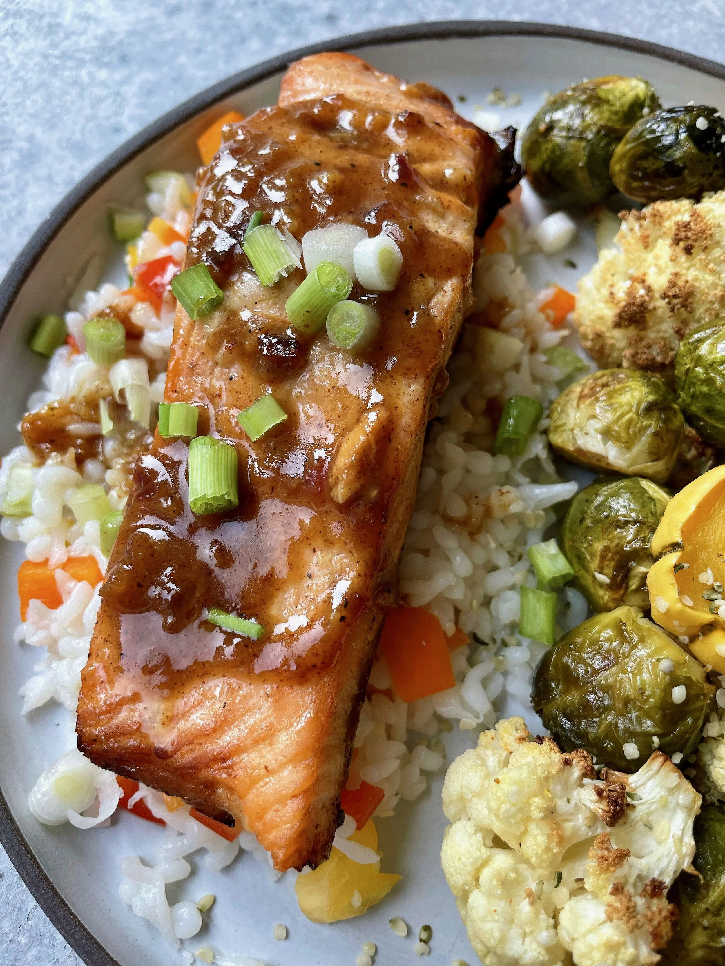 MAPLE MUSTARD SALMON
