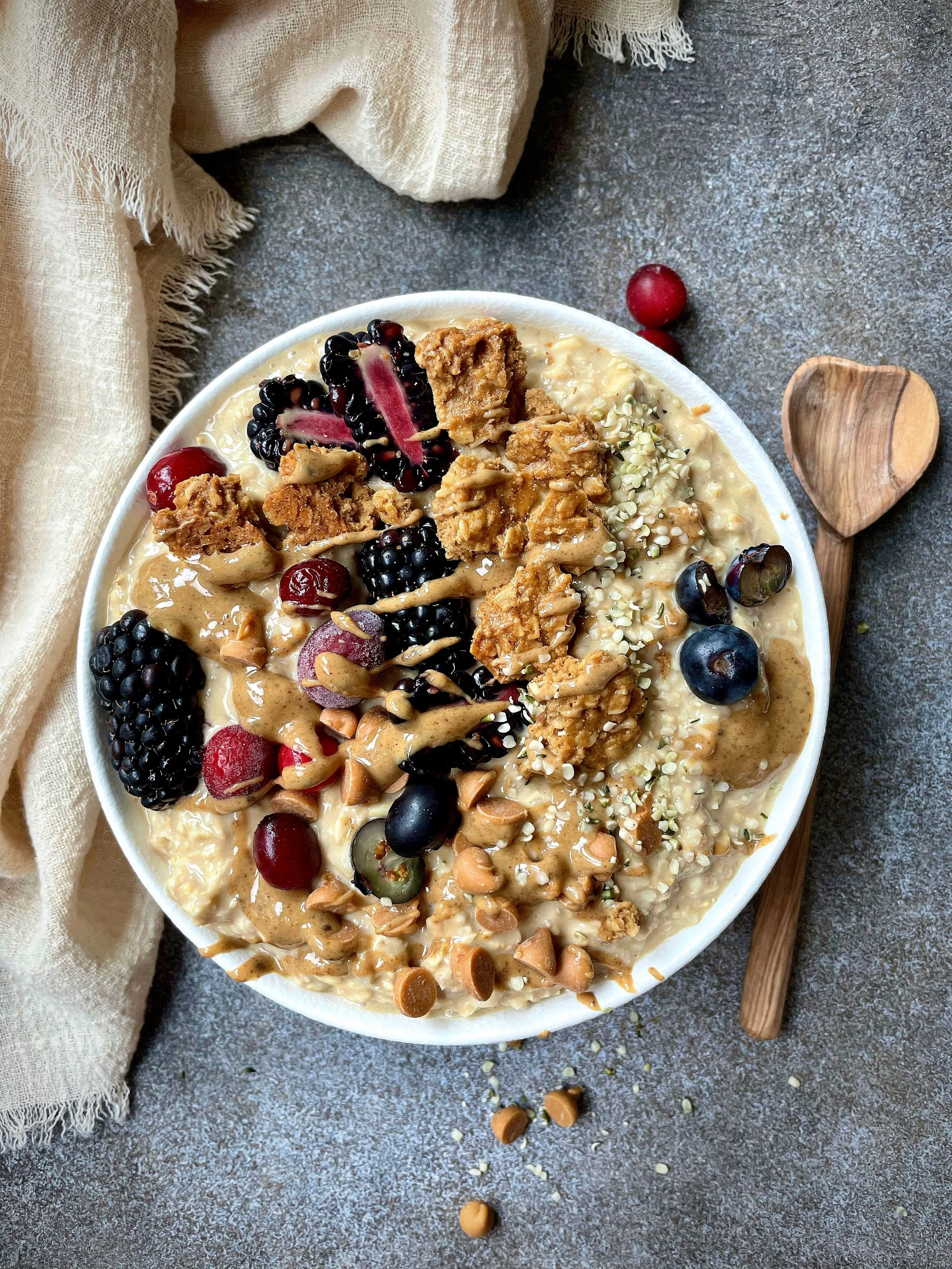 SALTED CARAMEL OVERNIGHT CAULIFLOWER OATS