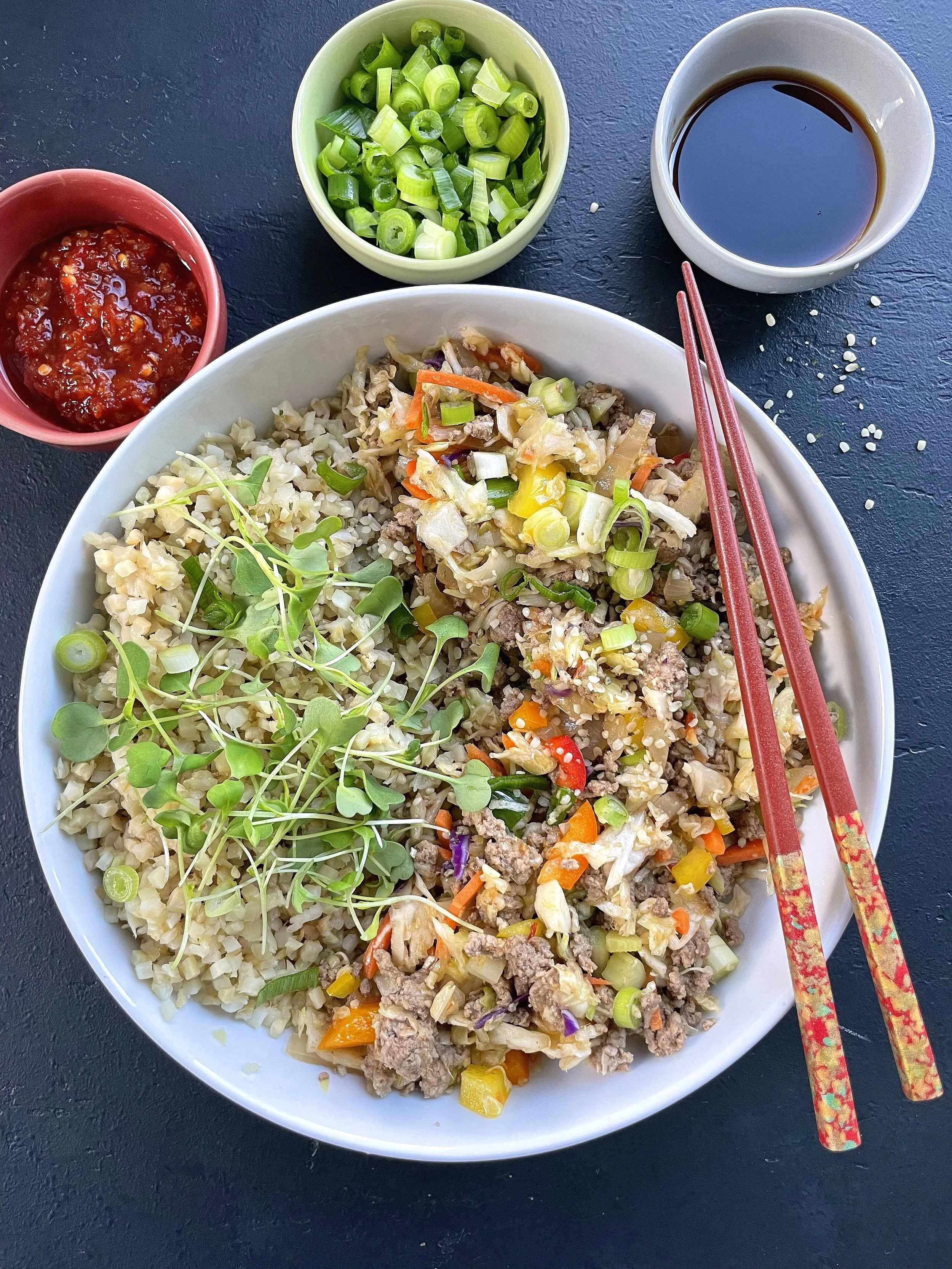 "EGG ROLL" BOWL