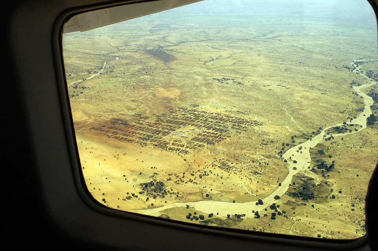 Kounougo Camp. Over two months after the latest bombing campaign in Darfur UNHCR has transferred some 5,400 refugees to two camps in eastern Chad. 