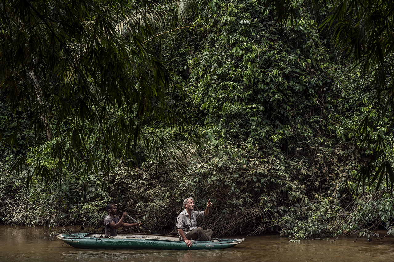 Christophe Boesch, Franco-Swiss Primatologist, Director of the Department of Primatology of the Max Planck Institute of Evolutionary Anthropology (Leipzig, Germany), who has been conducting research in the Tai National Park since 1976 to better unde
