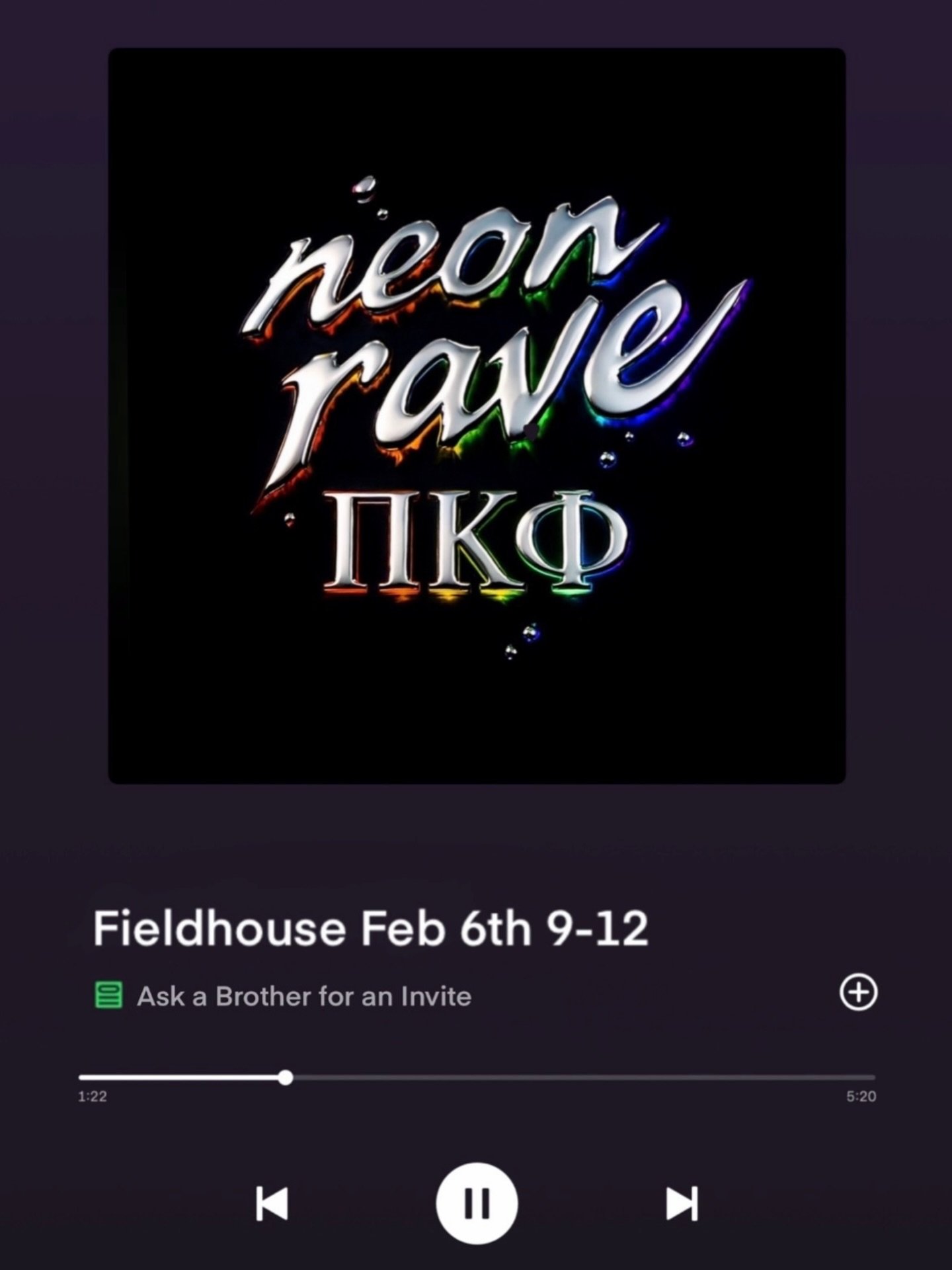 Pi Kappa Phi&rsquo;s Neon Rave is coming back to Field House on Feb 6 from 9&ndash;12. Grab your neon fits, glow sticks, and paint, and come dance! ⚡️🎆🌟
ODH ⚔️