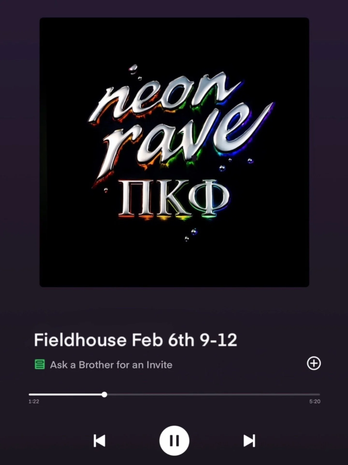 Pi Kappa Phi&rsquo;s Neon Rave is coming back to Field House on Feb 6 from 9&ndash;12. Grab your neon fits, glow sticks, and paint, and come dance! ⚡️🎆🌟
ODH ⚔️