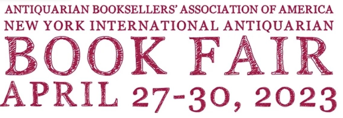 New York 63rd Antiquarian Book Fair