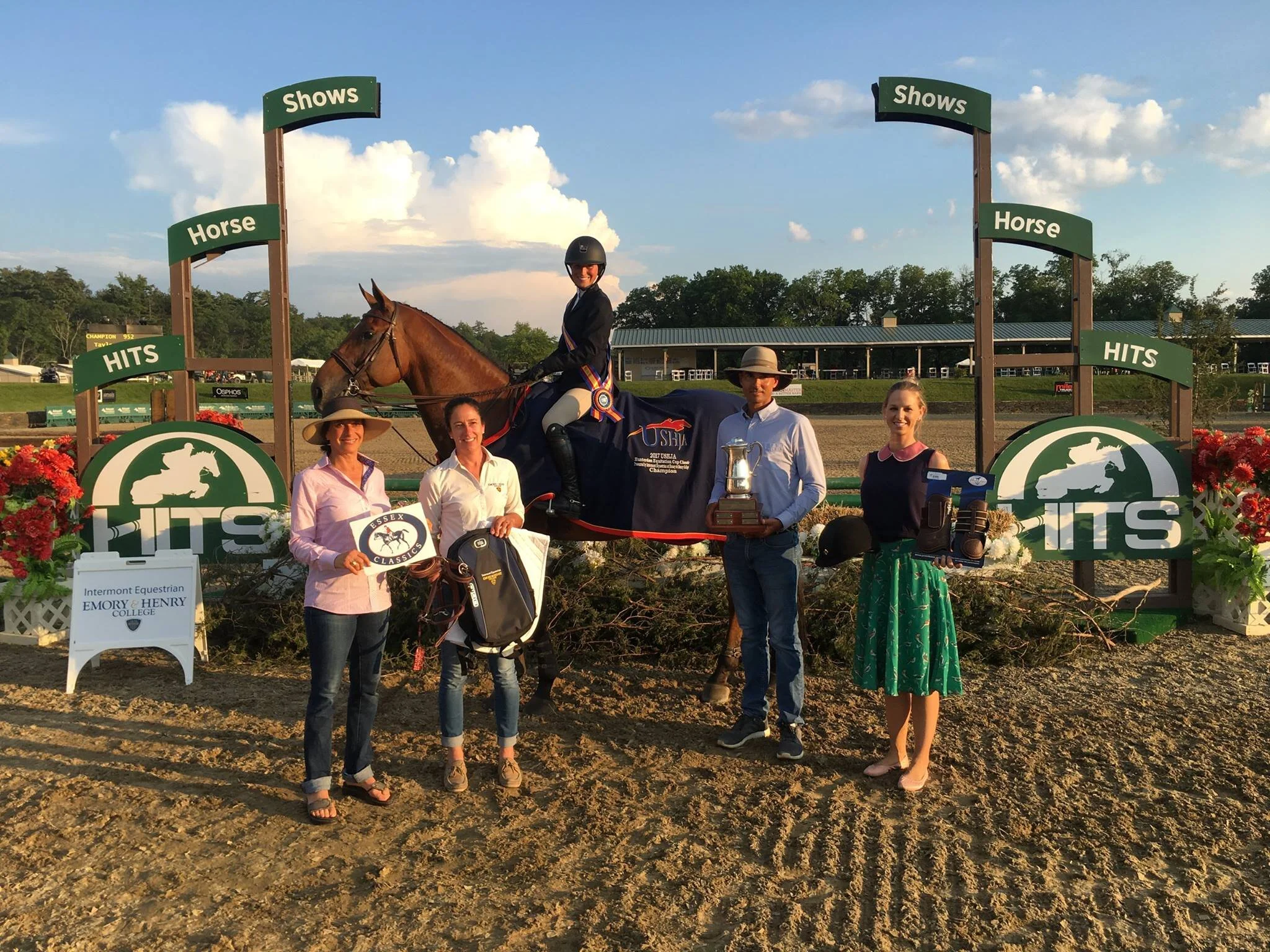 Taylor St. Jacques and Charisma won the 2017 Hunterdon Cup, then held in Saugerties, NY. Natalie Jayne will ride Charisma in this year's event. Photo by ESI Photography.