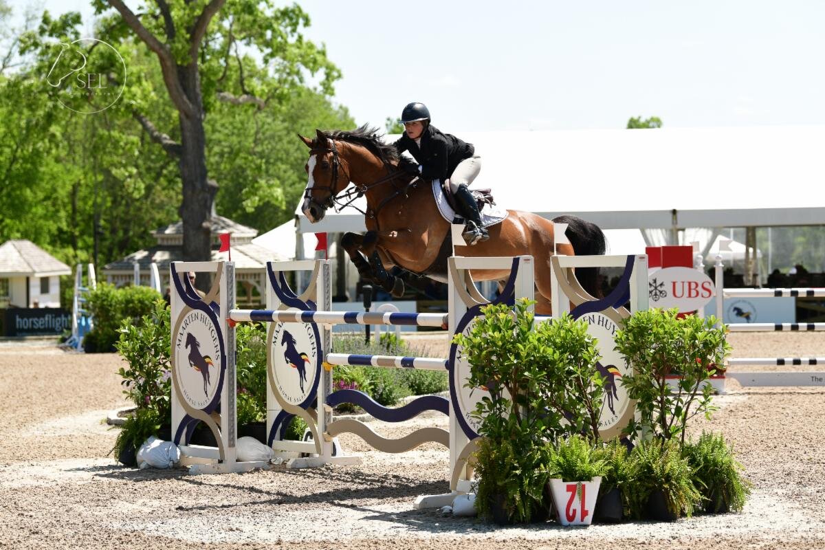 Firing on all cylinders ✨ Alexandra Pielet and Hyperbolics went two-for-two in the Open 1.35m at Old Salem May 2 to take the division Championship 🏆

These two repeatedly and impressively bested a field of more than 70 entries. Congratulations! 👏 
