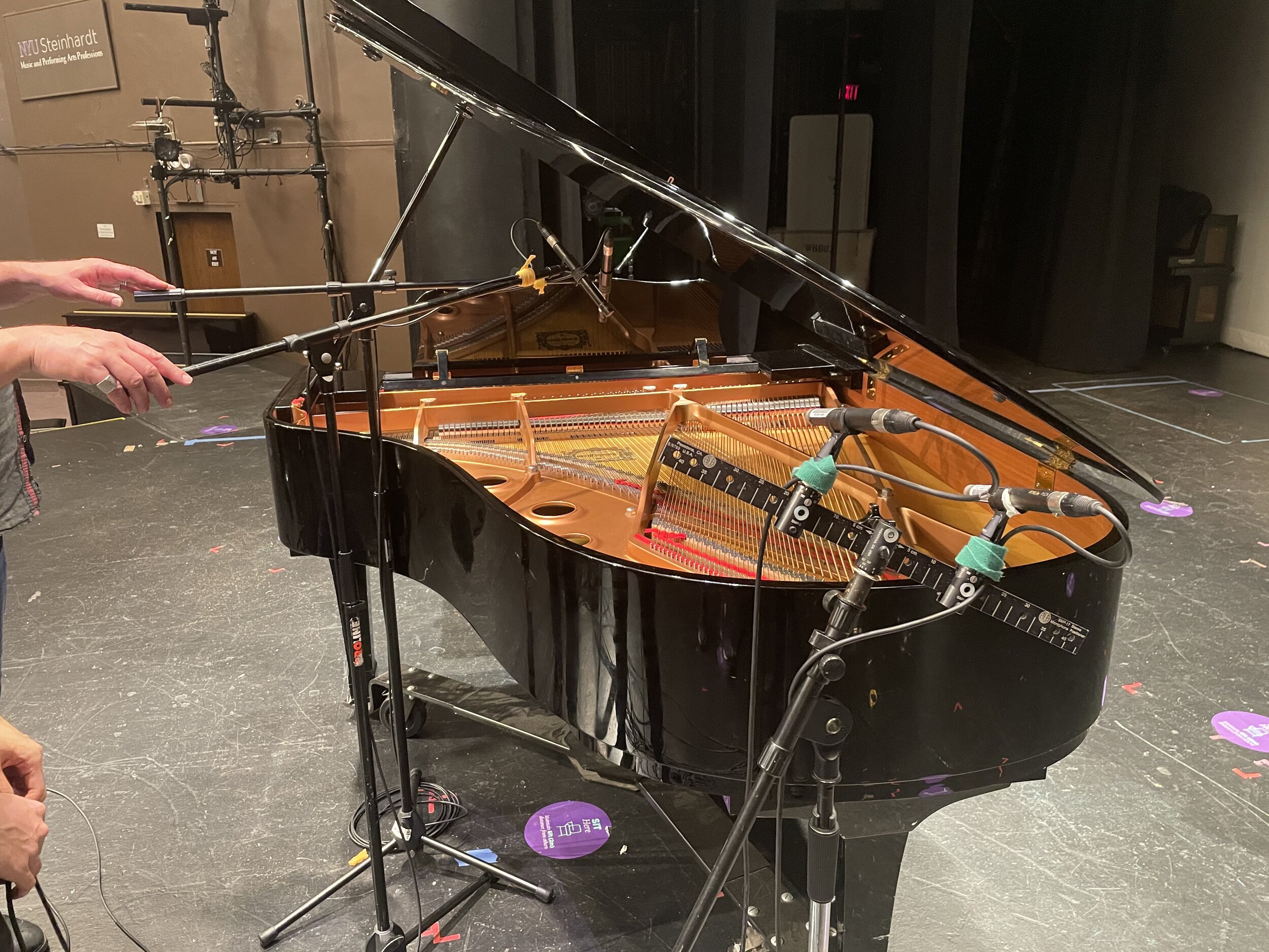 Small Spaced Pair at the end of the Piano