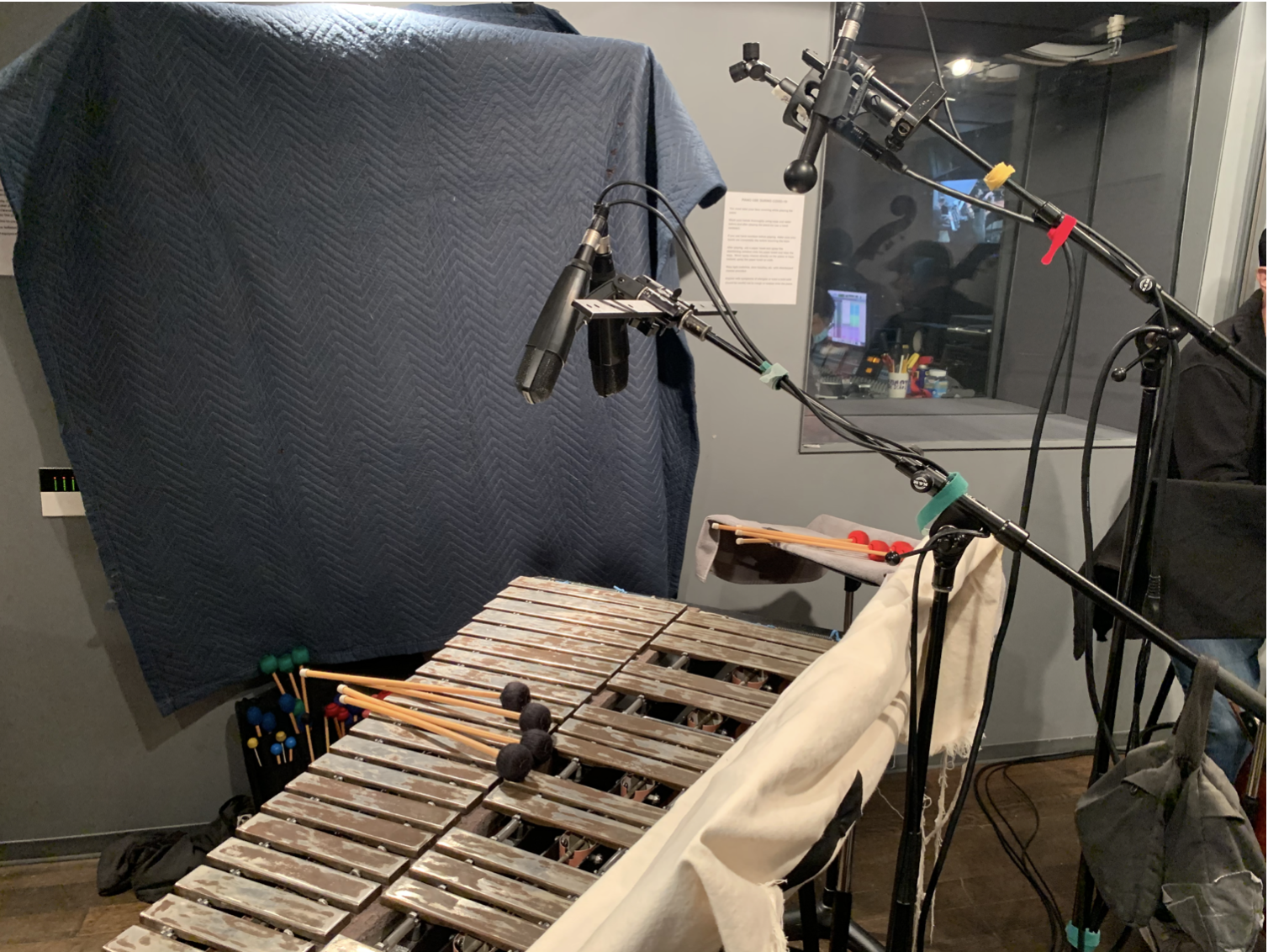 ORTF &amp; Ambisonic mics over Marimba