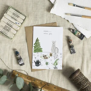 "Mince pies" Christmas Card