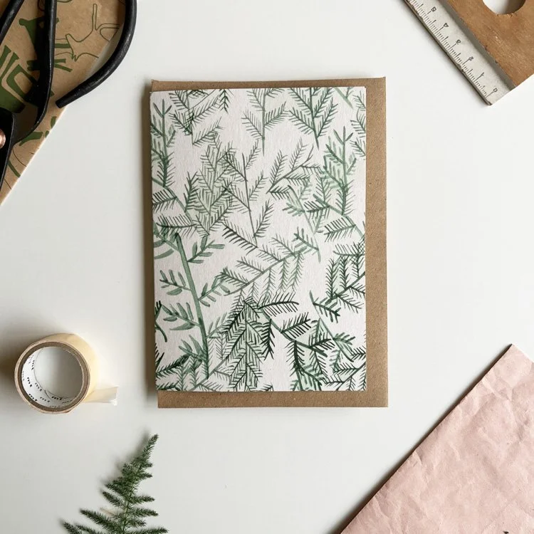 "branches" Christmas Card