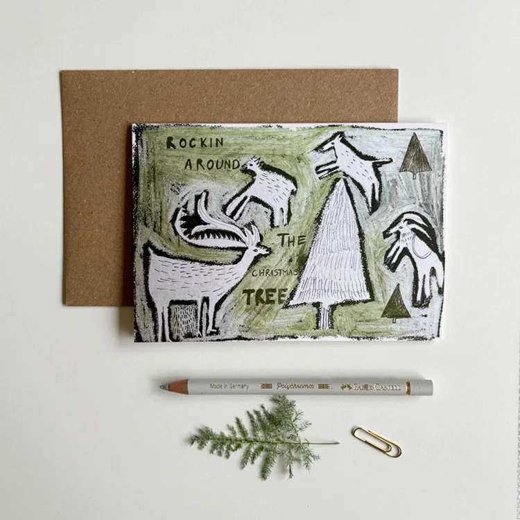 "Rockin" Christmas Card