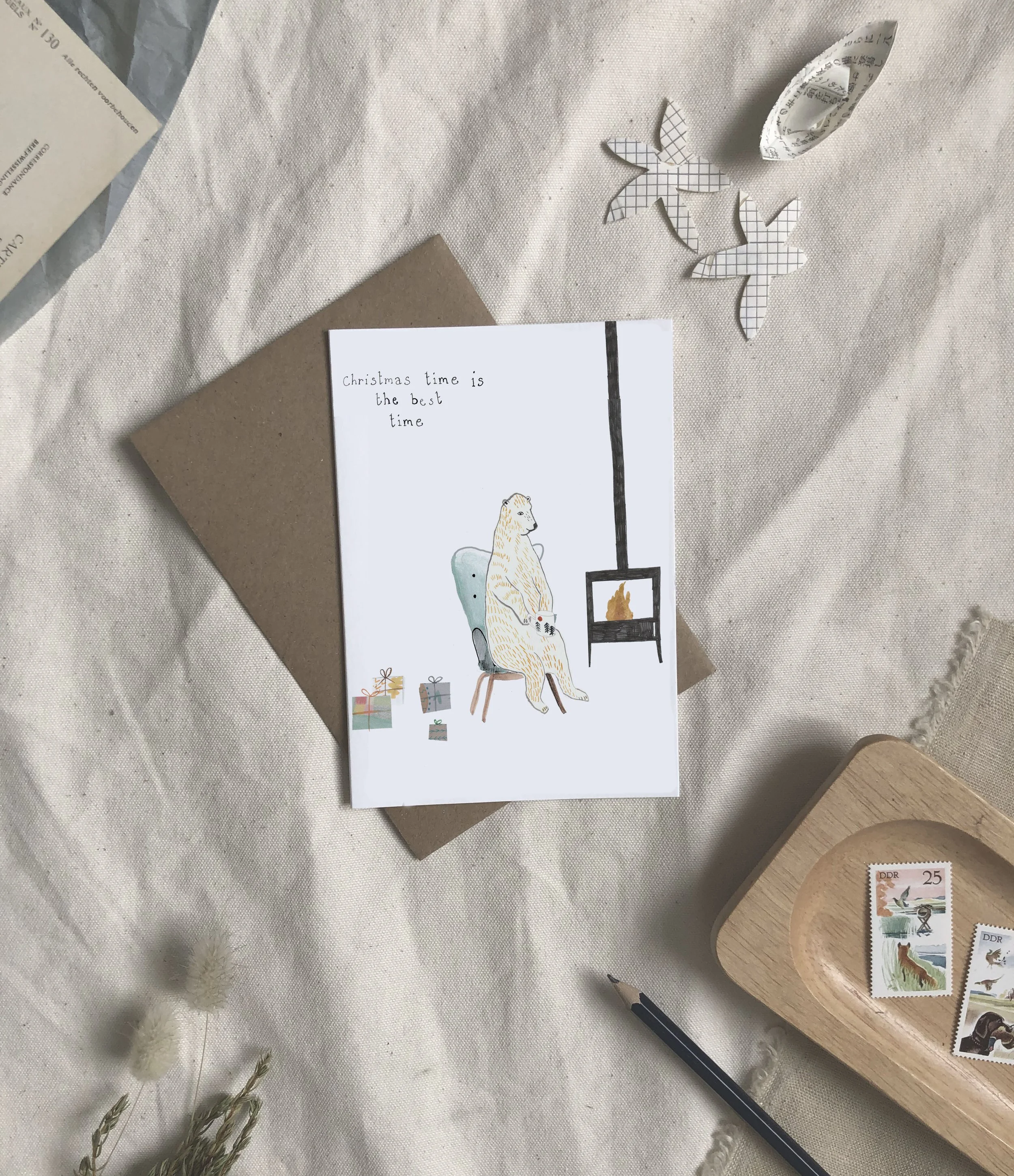 "Wilbur" Christmas Card