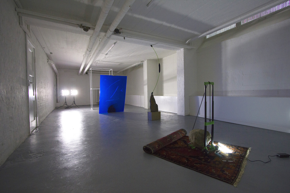 installation, down stairs