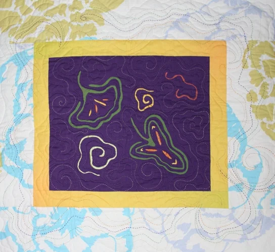 KayLynn Designs Blog Autumn Breezes by Kathryn Greenwold - Scrap Quilt make from Marimekko fabrics.