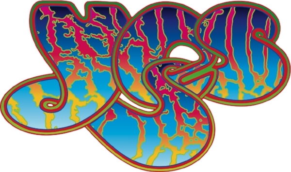 Affirmative action: Roger Dean’s Yes logo takes ‘bubble writing’ to a new level. 