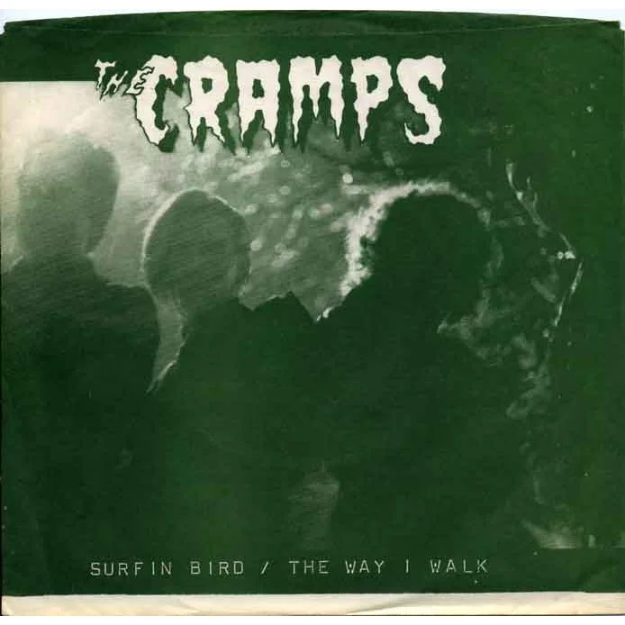 First sight: The Cramps logo emerges from the shadows.