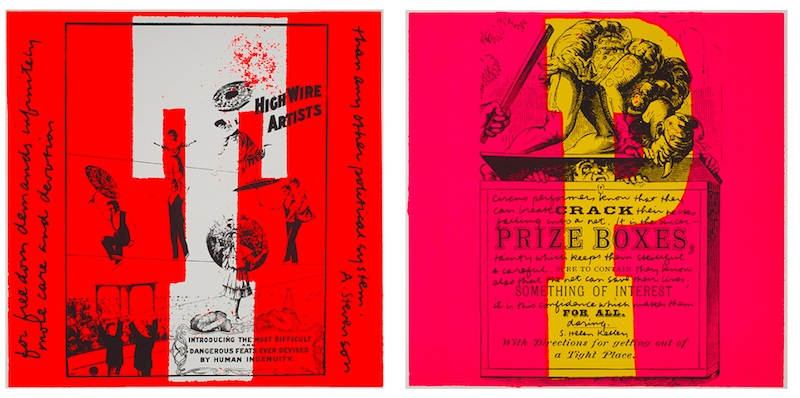 Sister act: Sister Corita was a big influence on Taylor’s work around the time of the first Heavy album. Corita was an American Catholic nun, screen-print artist and educator, who lived and worked in Los Angeles and Boston.