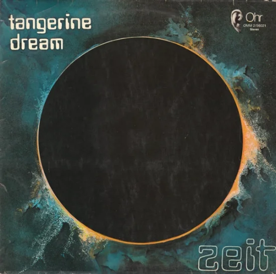 Otta zeit: considered to be Tangerine Dream’s most difficult work, ‘Zeit’ (1972) is a brooding, dark and ambient double album about the origins of the universe. The cover art is credited to ‘Edgar with Monique Froese’.