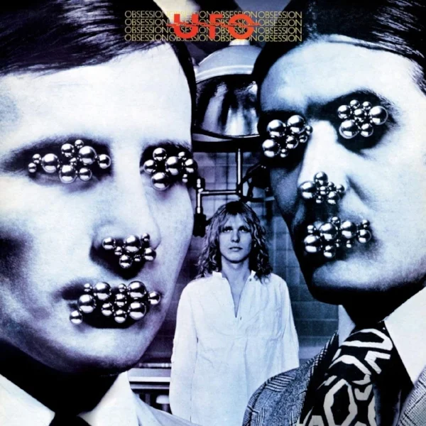 Eye, eye: Geoff Halpin’s logo first appeared in red on the band’s seventh album, ‘Obsession’ (1978). Cover design by (you guessed it) Hipgnosis.