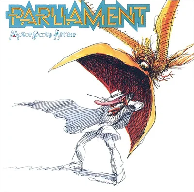 Over and above: Overton Loyd, who conceived the sleeve art Parliament’s 1978 LP ‘Motor Booty Affair’ (above) also designed costumes and directed videos for the prolific funk collective.