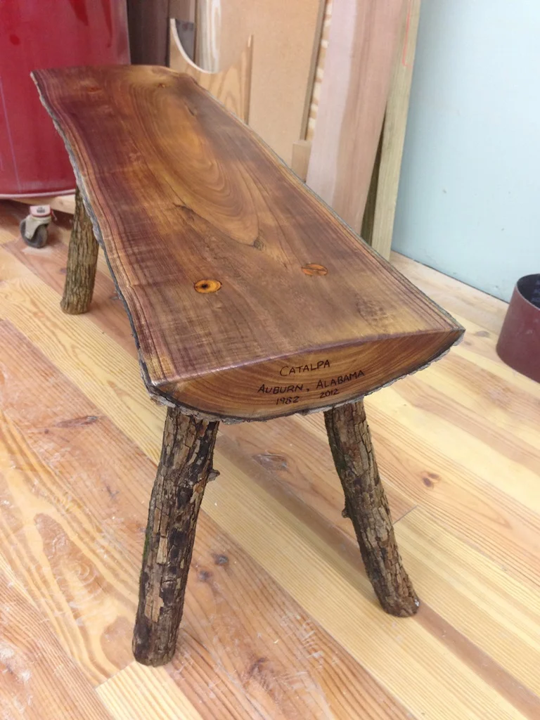 Slab bench