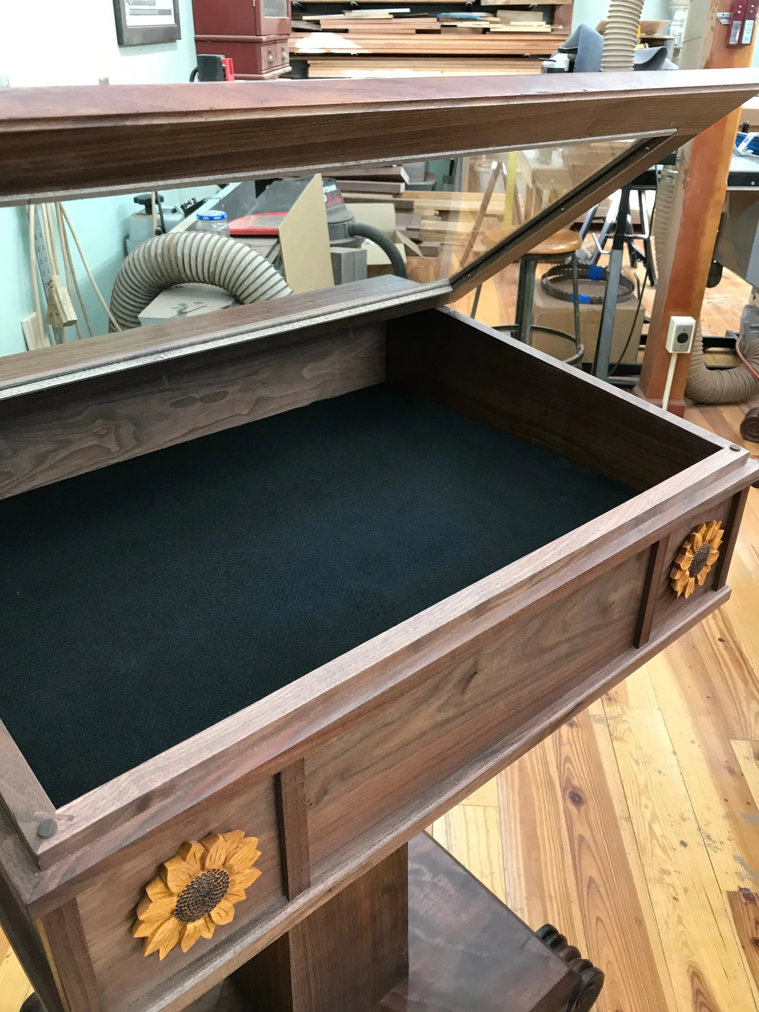 American Empire Display Table
