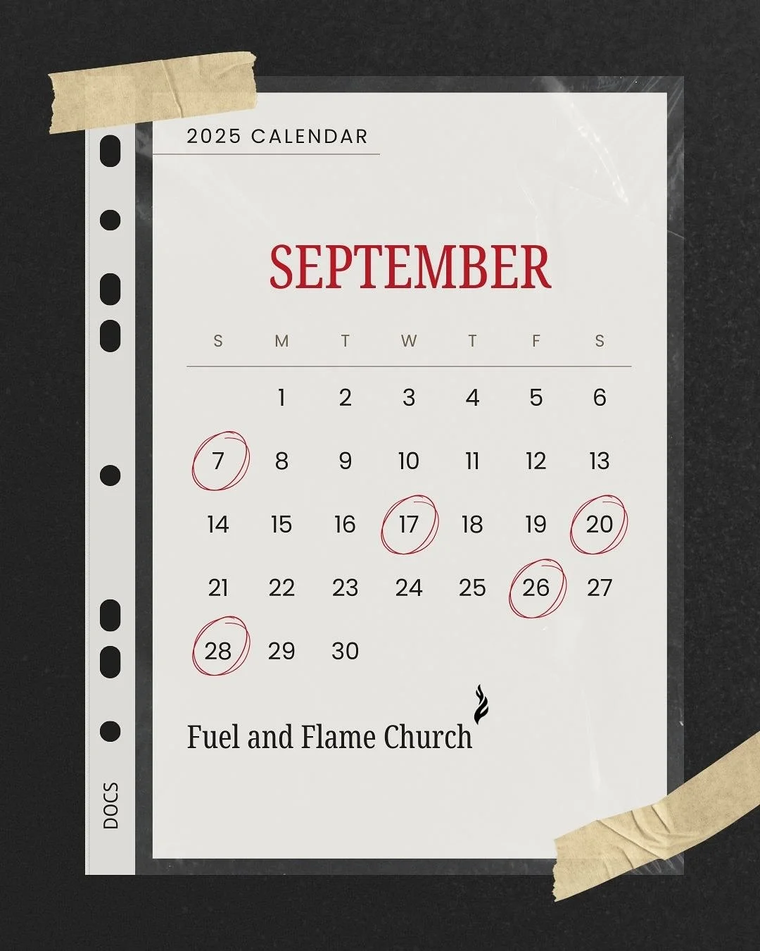 September is here! 🍂 Let’s walk into this new season with purpose and prayer. Check out what is coming up at church! 
Tag someone who you want to invite 🏷️