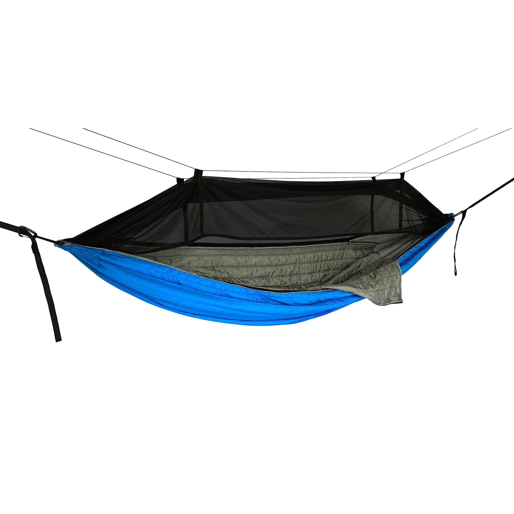 Sleeping Bag Hammock with Bug Net - Blue Jay