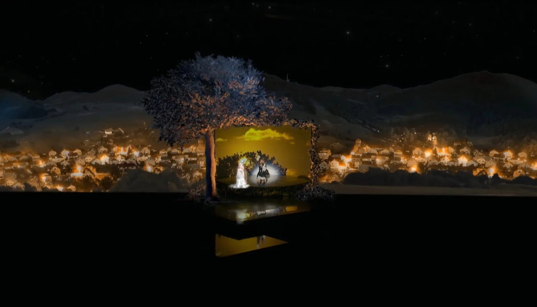 Courtesy of Vevo/ Anamorphic span of Madonna performing 'Medellín' ..
