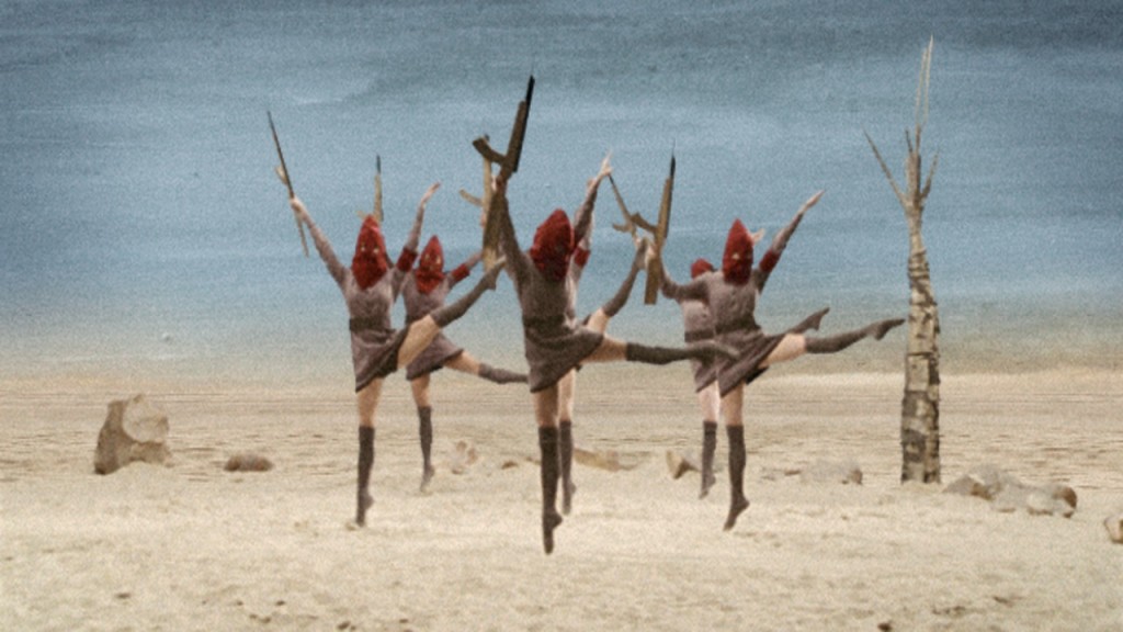 Still from Marcel Dzama’s “Infidels” Copyright the artist, Courtesy David Zwirner, New York/London