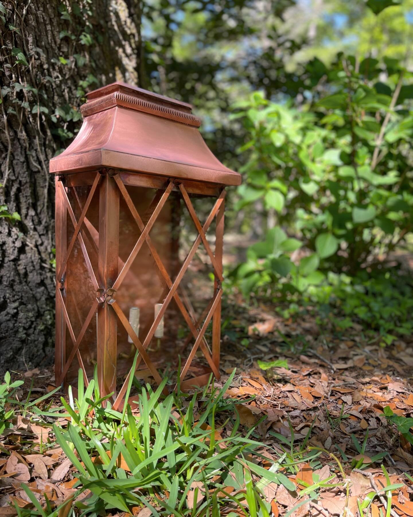 We had another opportunity to recreate a John Gantt original, and we&rsquo;re so grateful! An effort is in the works to preserve these treasures of Charleston craftsmanship, even reaching beyond our city. This gate lantern was made for Wachesaw Plant