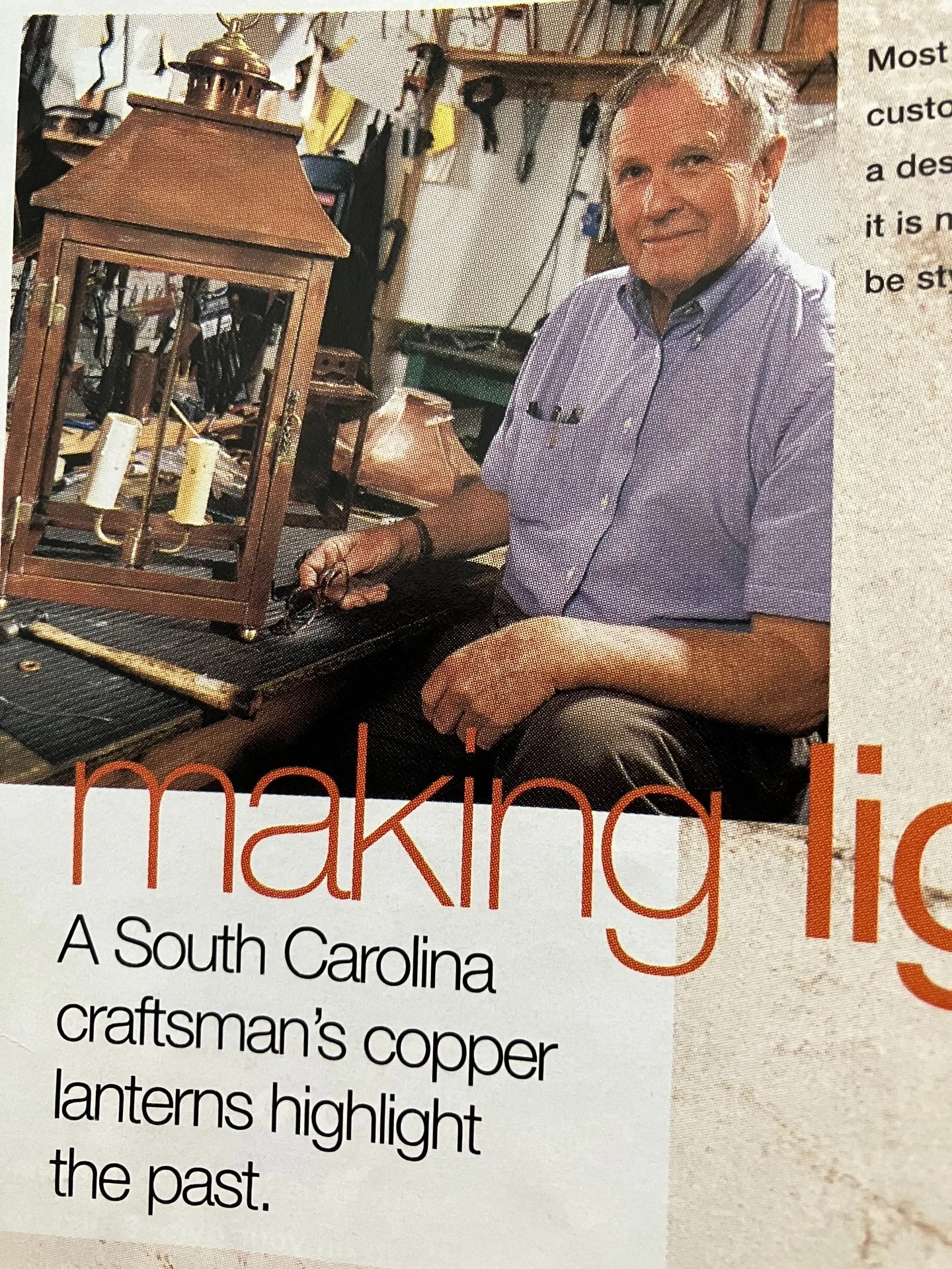 Happy 100th Birthday, Mr. Gantt!!! ❤️ As I worked today, making a replica of one of his lanterns, in fact, so many sweet memories and thoughts that just made my heart full of thankfulness came flooding in&hellip; You&rsquo;d be hard pressed to find a