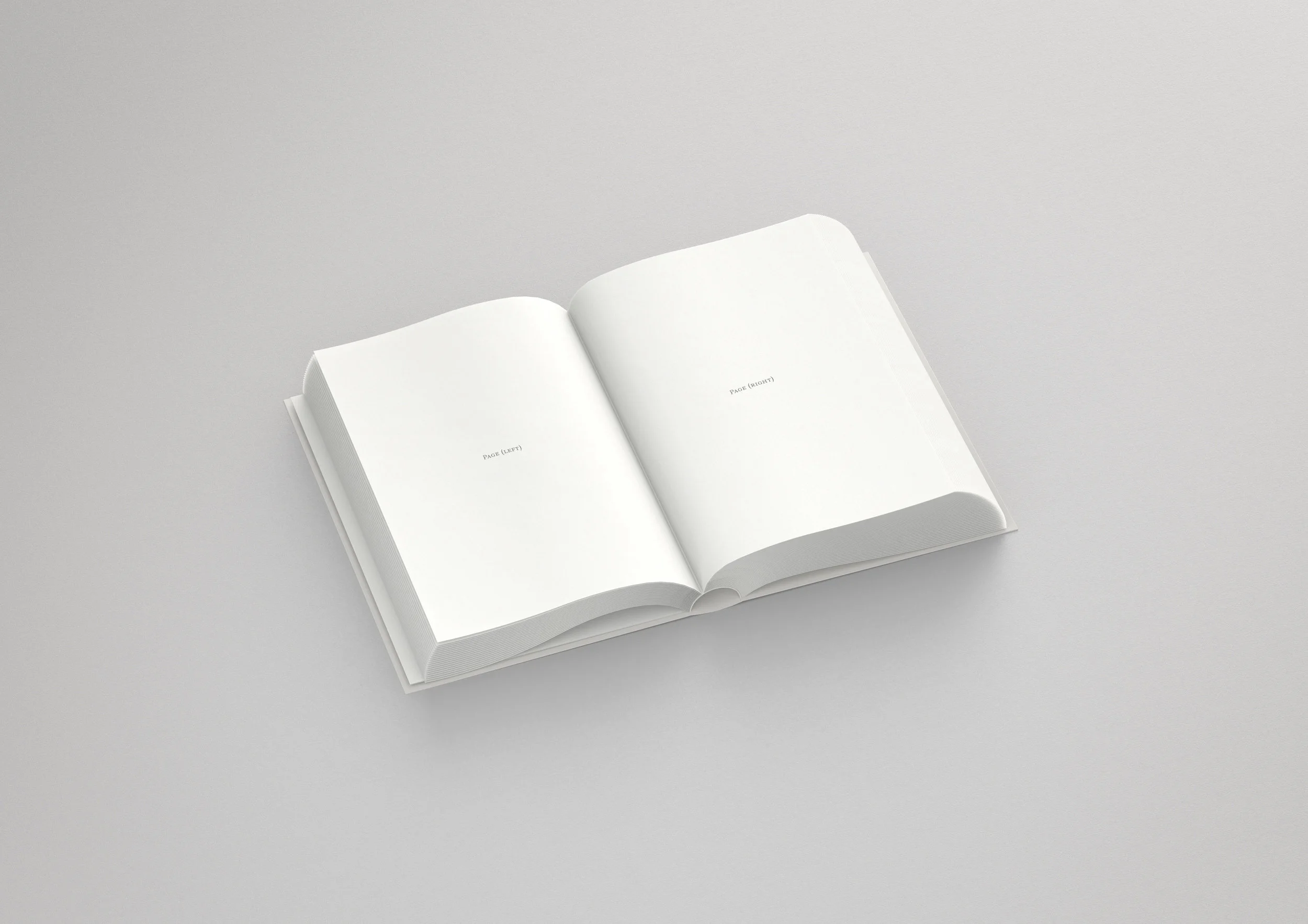Open Book mockup