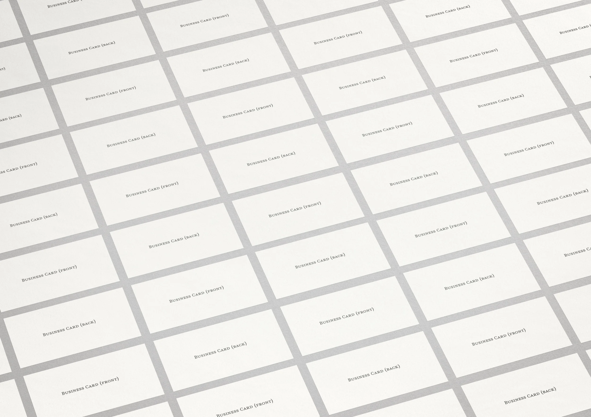 Business Card spread