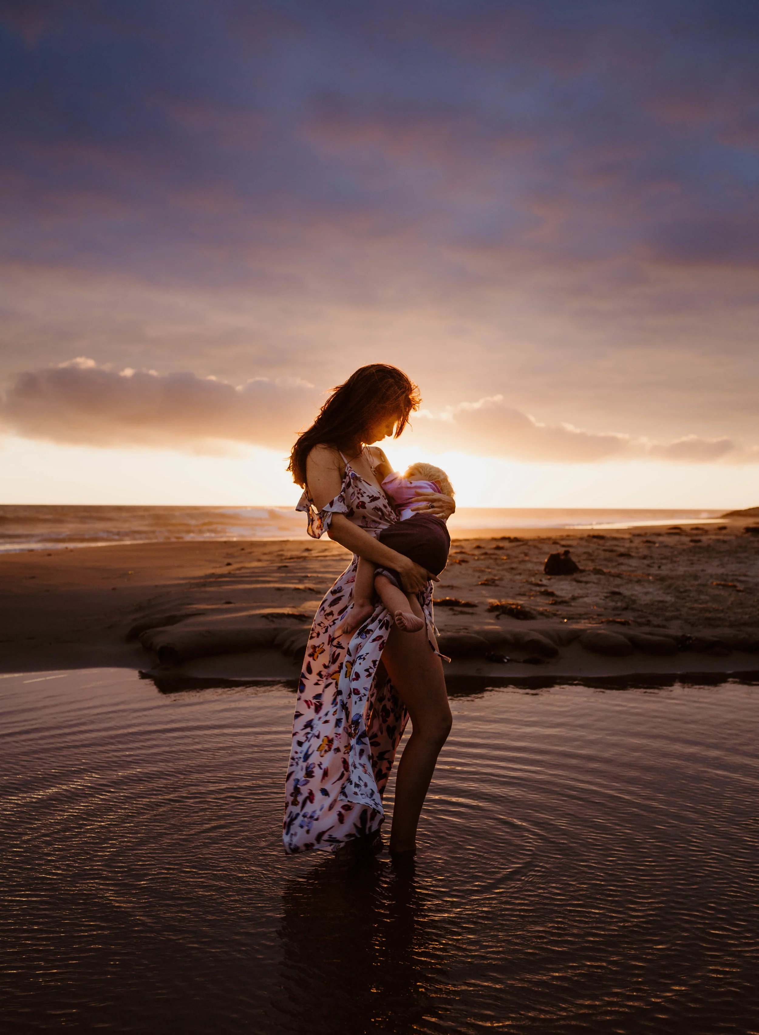 Near and dear to my heart are my motherhood sessions! These sweet, intimate, and natural sessions are always gorgeous and perfectly sweet. Done at any location of your choice, whether it's in a creek, at the beach, your home, or the forest, these images will forever capture this special time with you and your baby. I welcome breastfeeding during the session, as well as any other way you want to share your connection!