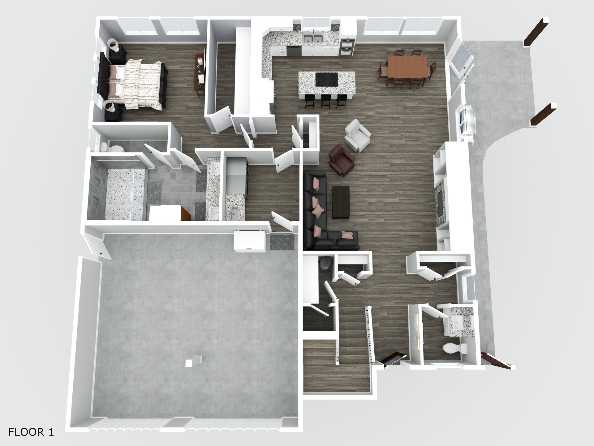 Another 3D Floor plan and a great way to illustrate how everything fits togther!