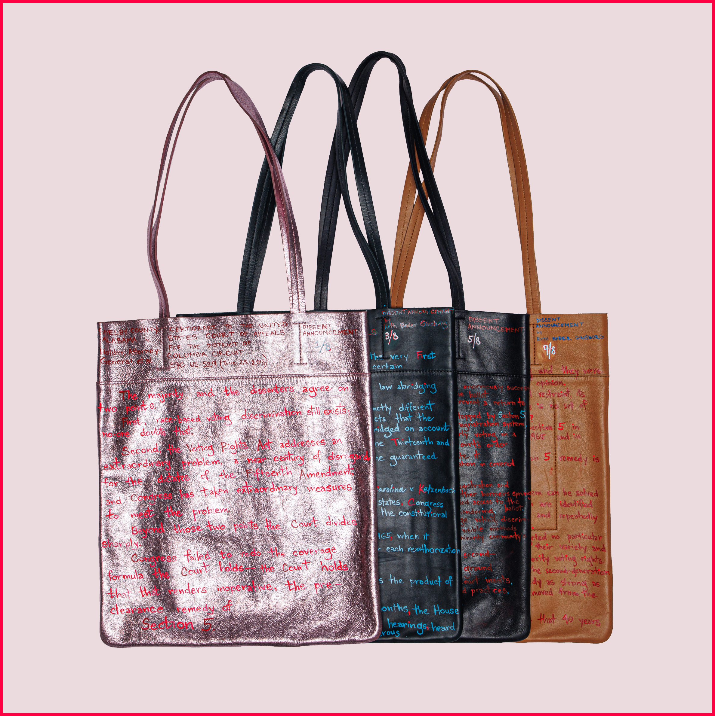 All four bags