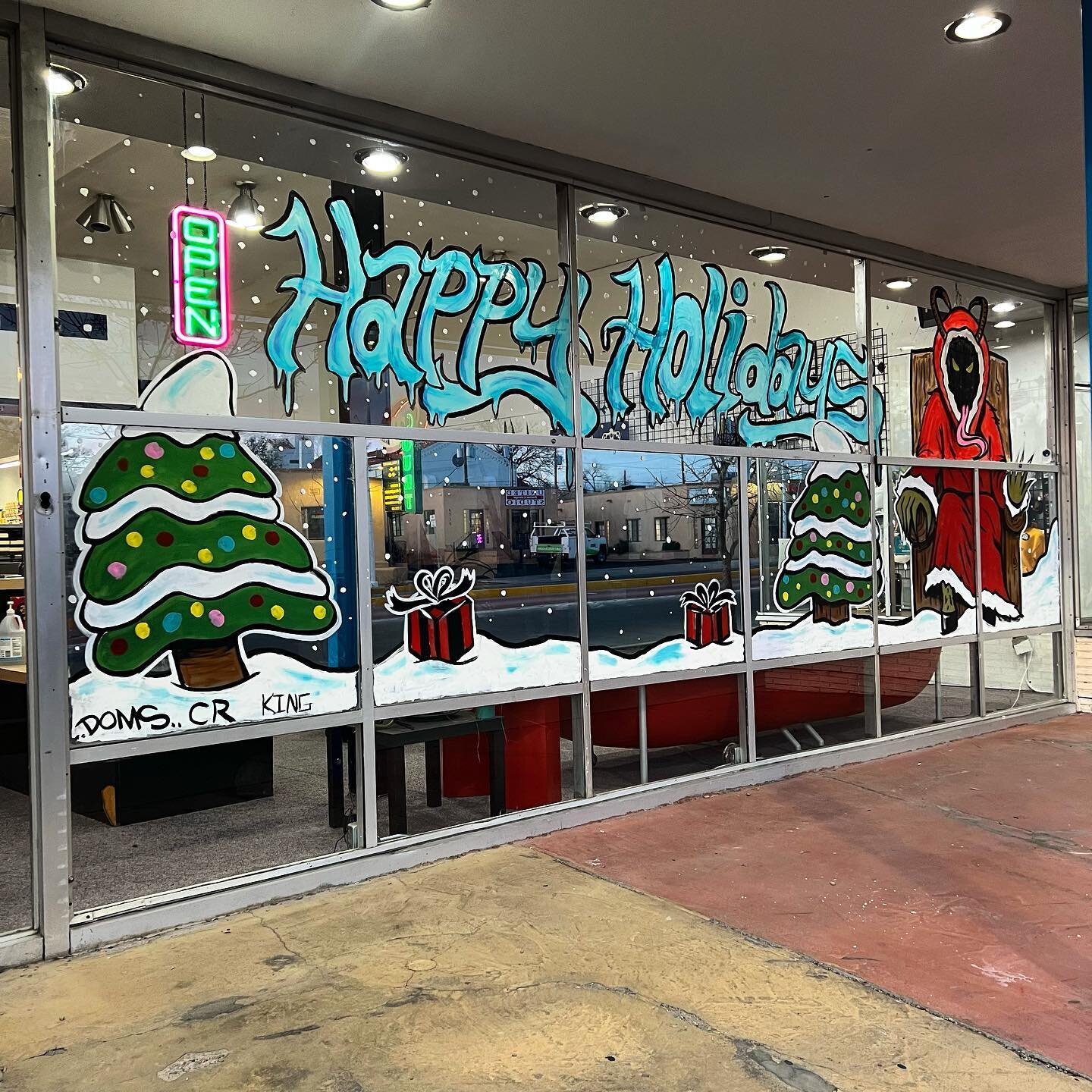 Guerrilla Graphix is open late tonight for the Shop and Stroll come in to get 20% off! In store discount only!

Thanks to @u.kant.stop for the rad window art!