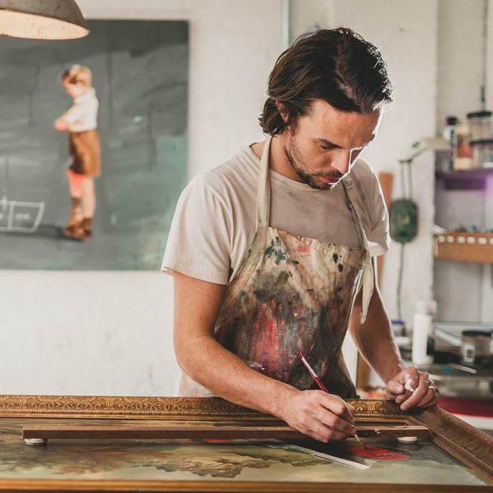 Oliver Jeffers at the Eden Project